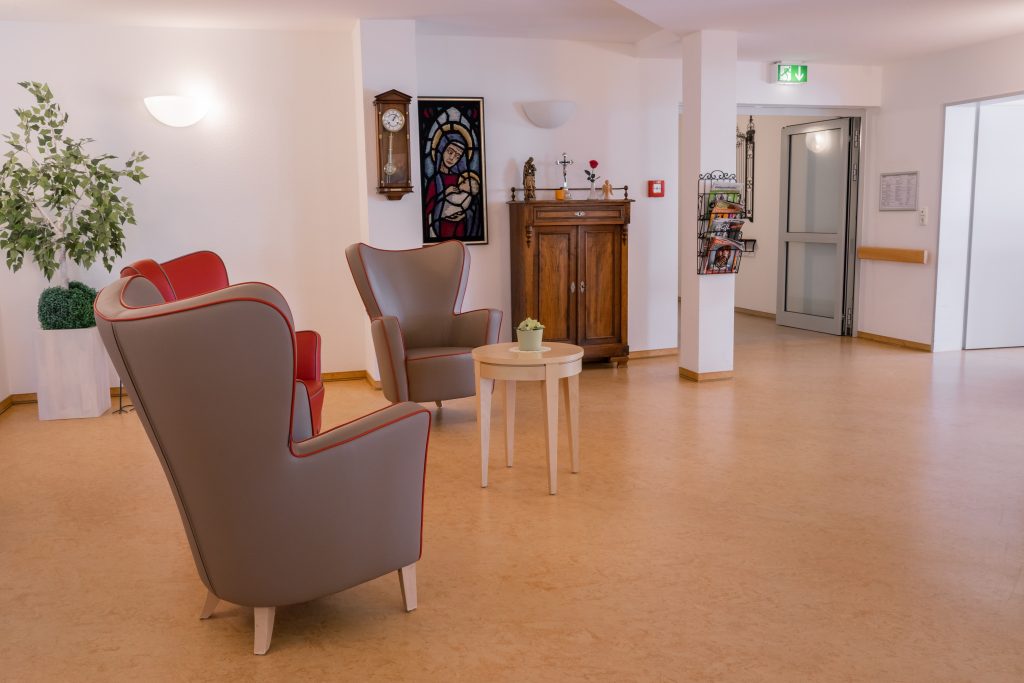 Sitzgruppe im Wohnbereich — hier trifft man sich zwischendurch